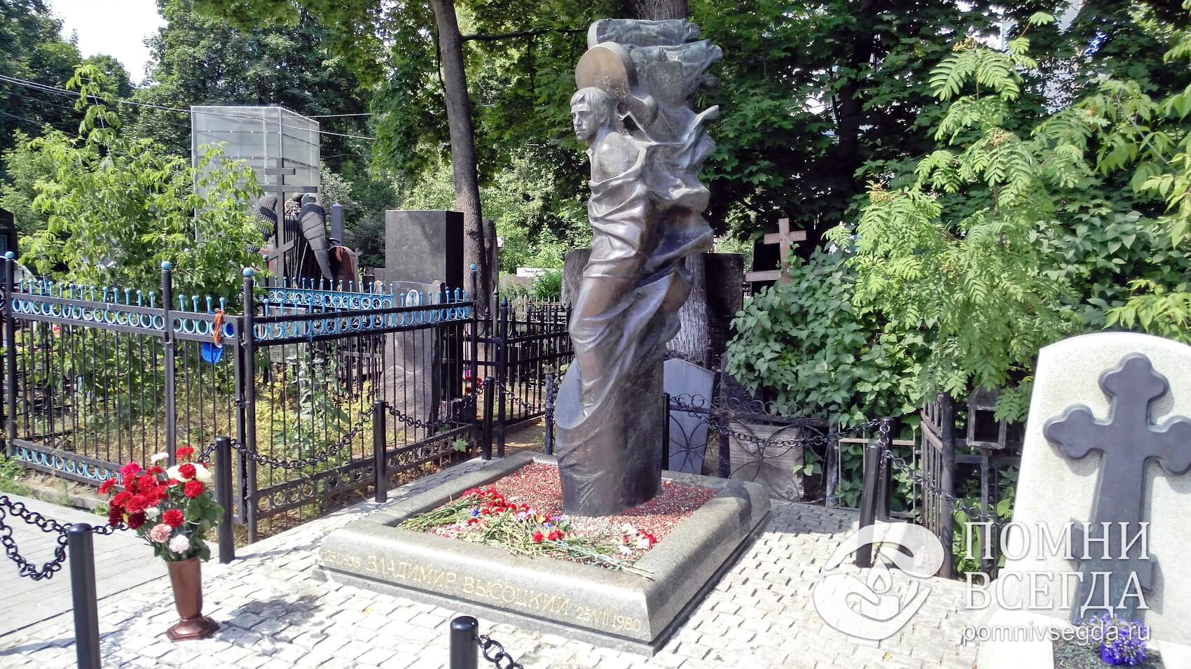 Памятник Владимиру Высоцкому, вид справа